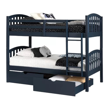 Emyree Bunk Bed with Storage Drawers
